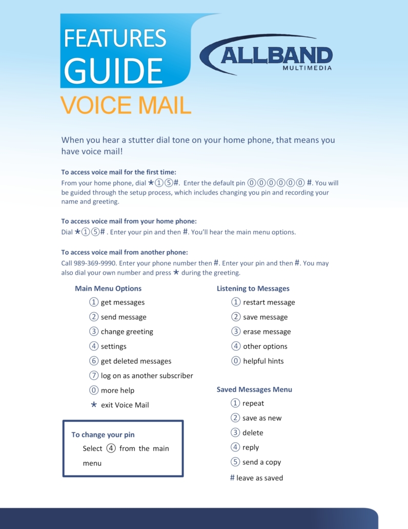 voicemail guide